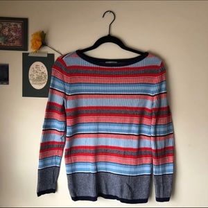 striped ugly but cute sweater